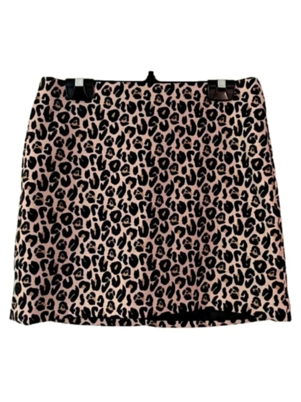 H&M Leopard Print Mini Skirt Size 6